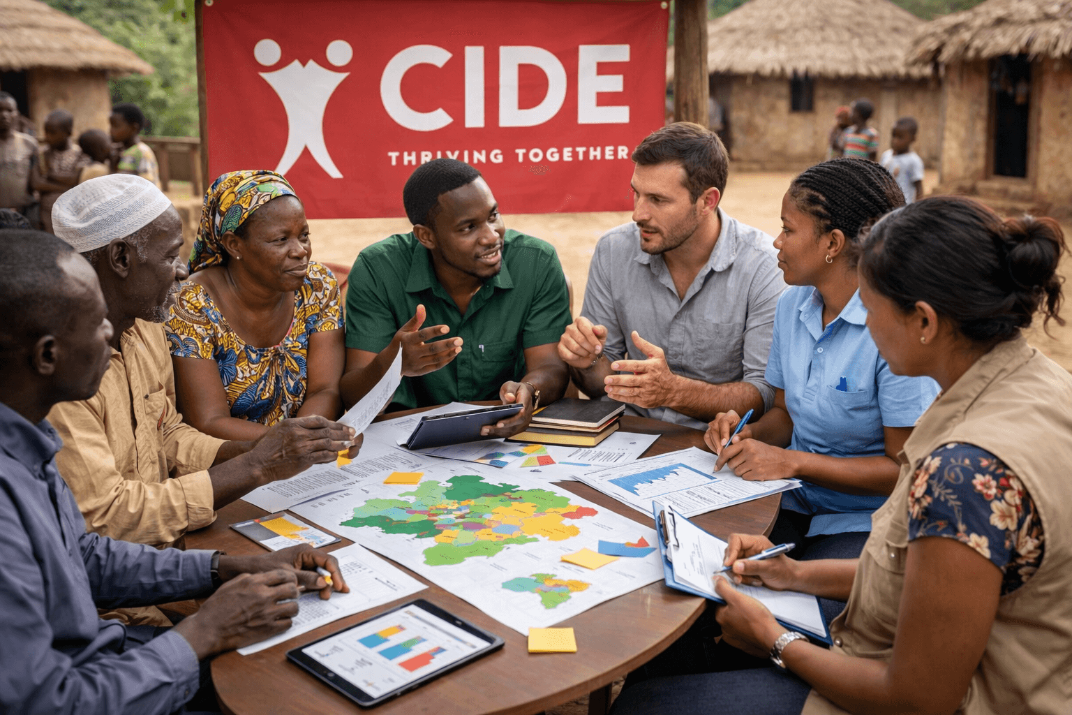 CIDE team working on development programmes across Africa